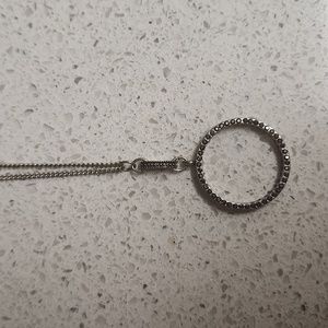 Maurices Circle Pendant Necklace with Jewels